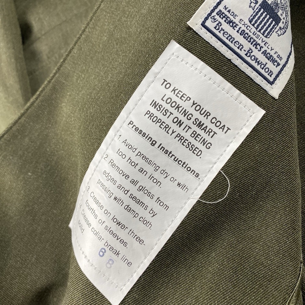Defense Logistics Agency Button Up Uniform Jacket Mens‎ 40 R Green - Picture 8 of 16
